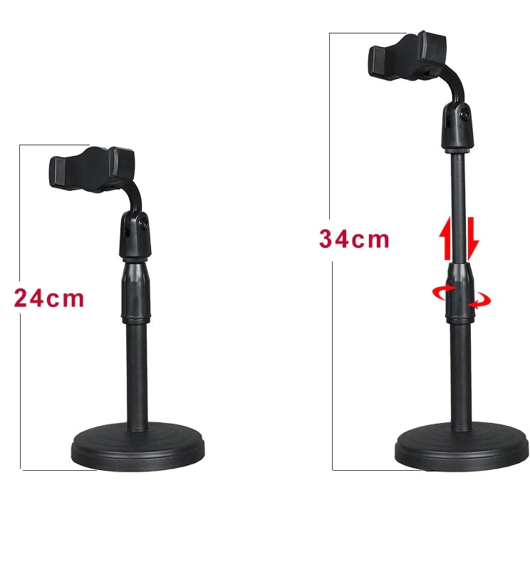 Smartphone holder and table microphone