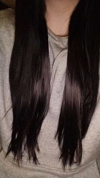 Straight hair extensions