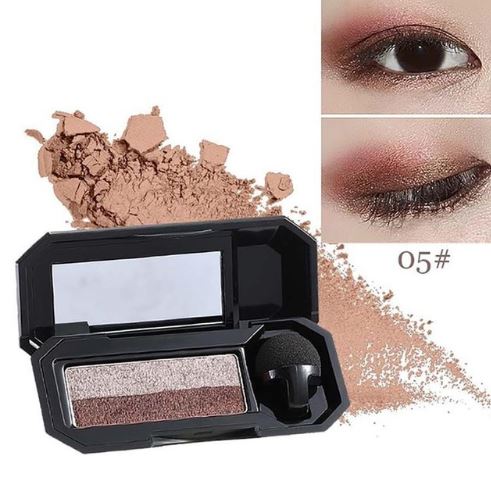 Bright double color eyeshadow palette