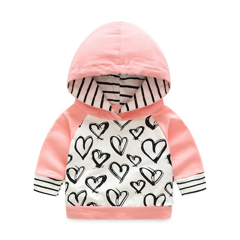 Lovely baby outfit with hood