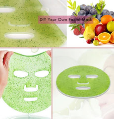 Facial mask with organic fruit
