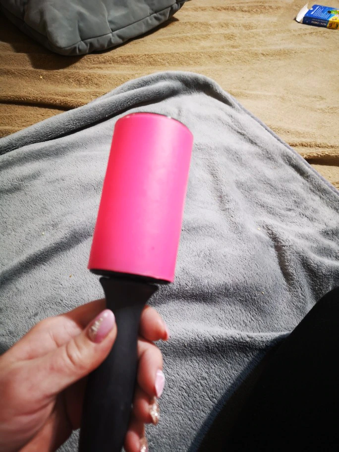 Washable hair remover roller for clothes