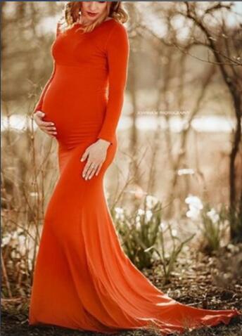 Poltry Maternity Long Dress
