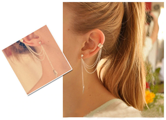 Tpur chain earring