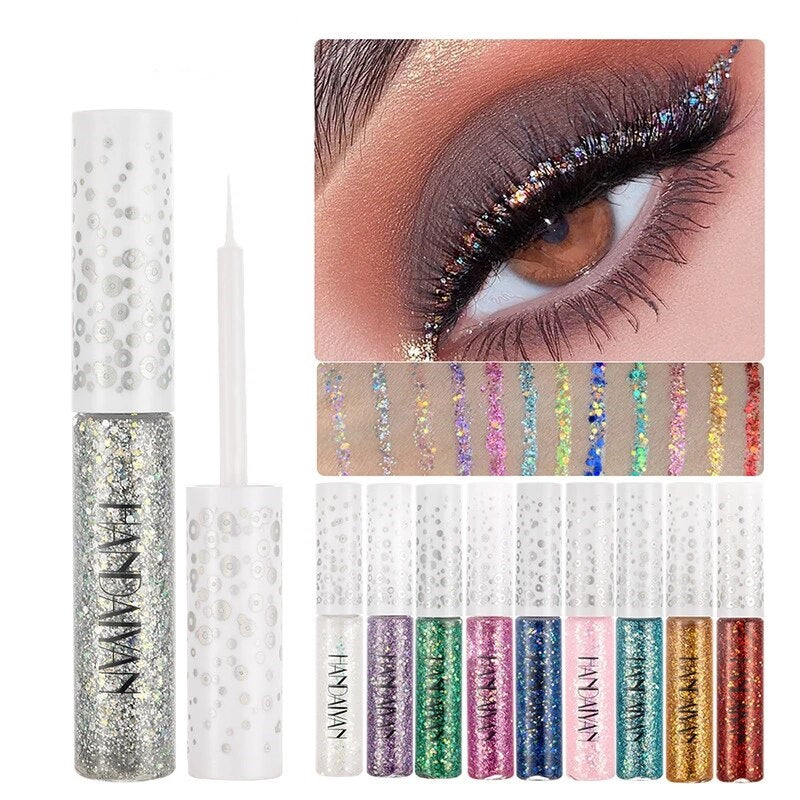 Set of 12 Glitter colors eyeliner