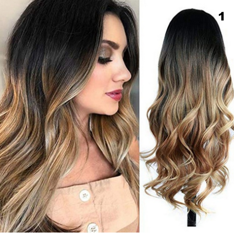 Long Chic Ombre Wig