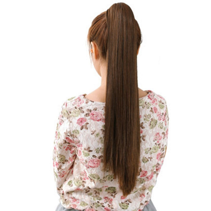 60cm straight ponytail extension