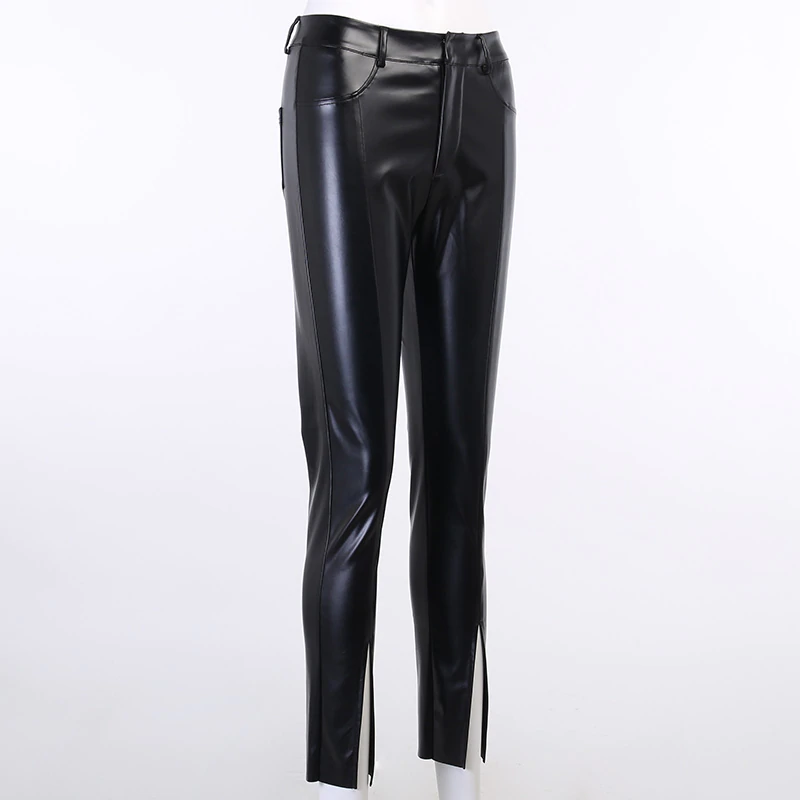 Elly faux leather trousers