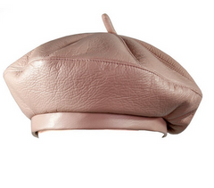Paris hat in faux leather