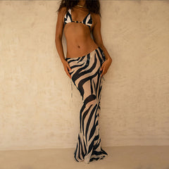 Zebra Print Swimsuit