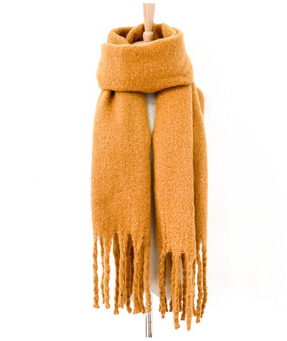 Penny scarf with tassels