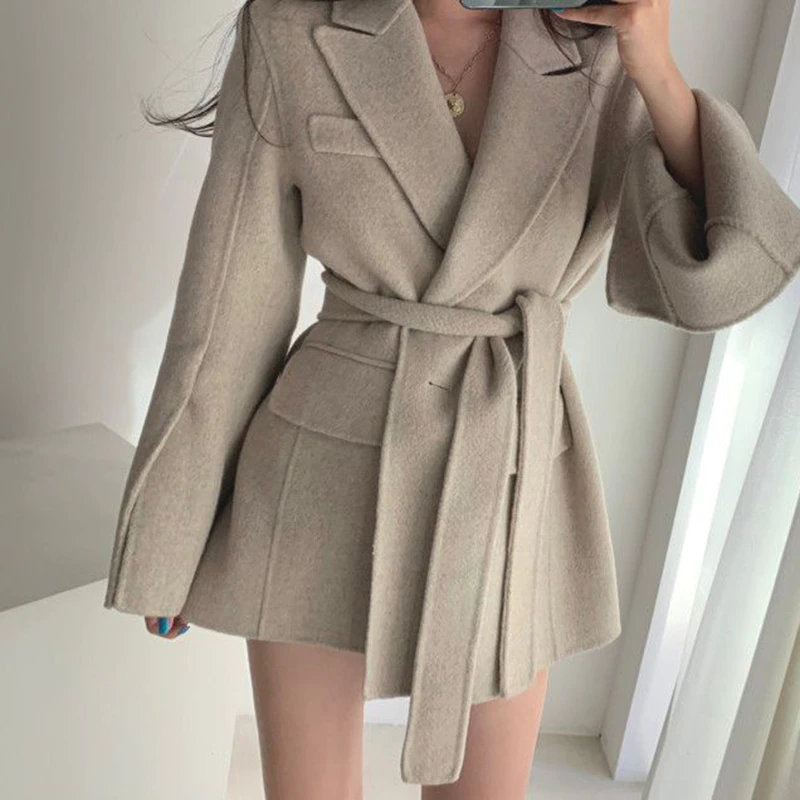 Piqué short coat