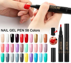 Semi permanent nail polish pen