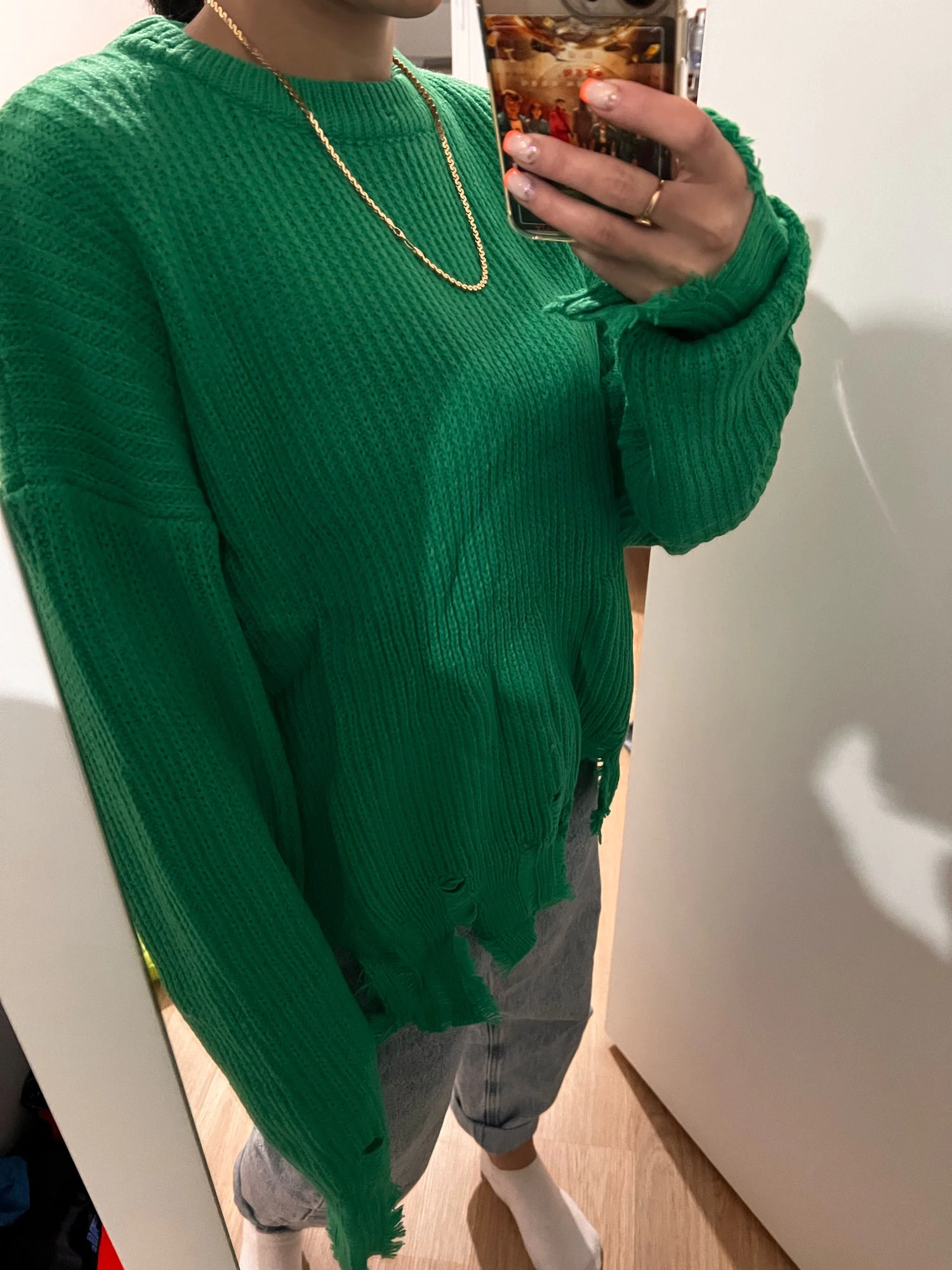 Fringe sweater