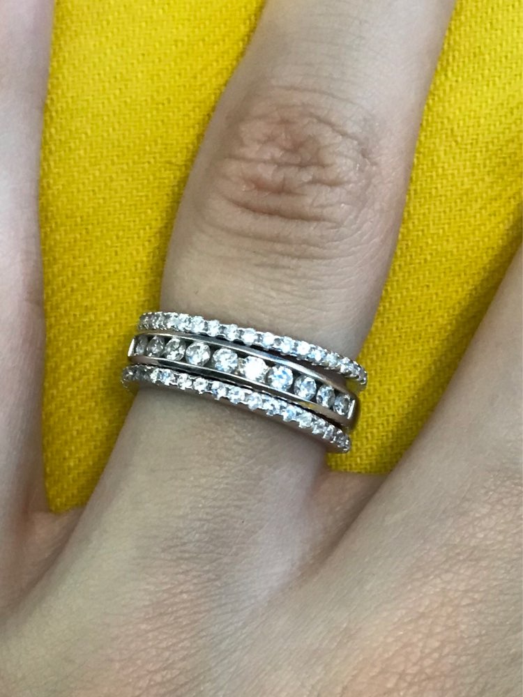 Thin 925 silver ring