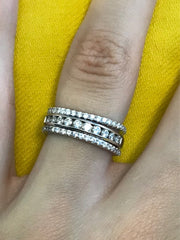 Thin 925 silver ring