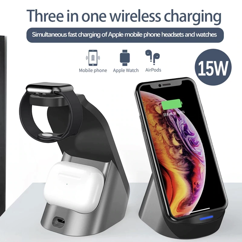 3 in 1 charger Black