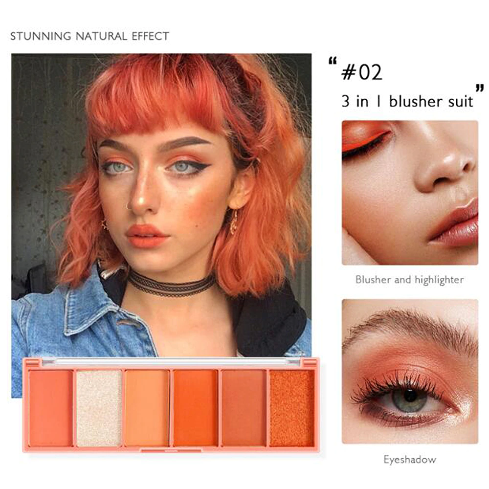 Palette 6 Orangetime eyeshadows
