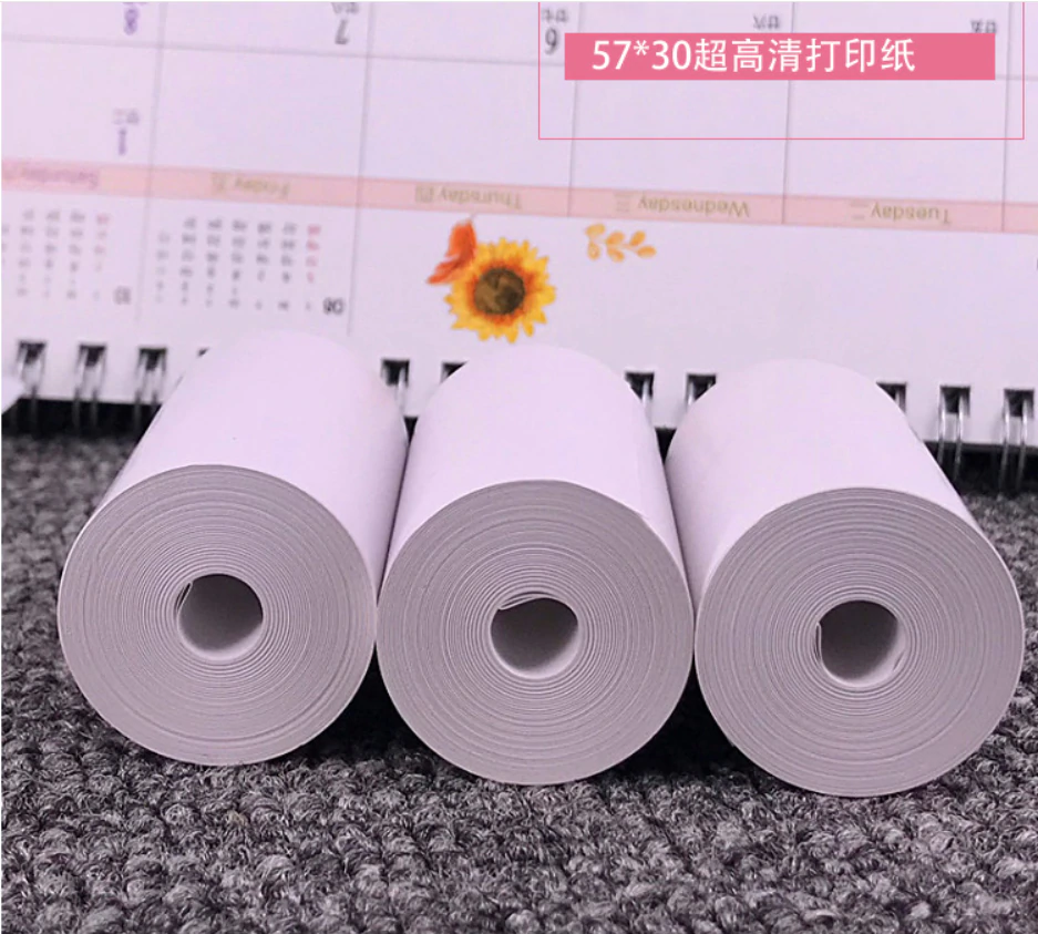 Pack of 3 paper rolls for Julie mini printer