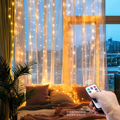 Led curtain lights with remote control
