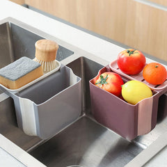 Mini collapsible sink drainer