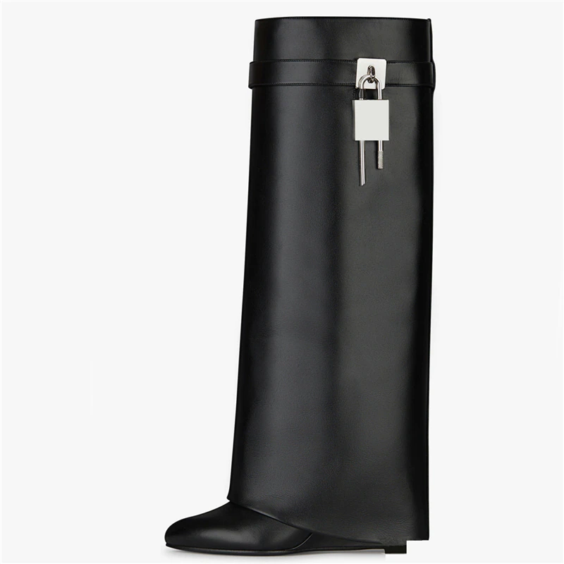 Padlock High Fold Boot