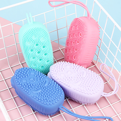 Body brush contains soap